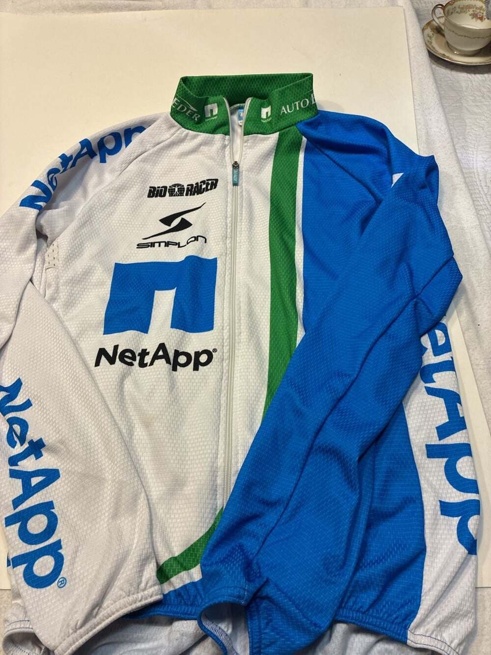 BioRacer NetApp Simplon Team Cycling Jersey Full Zip Long Sleeve